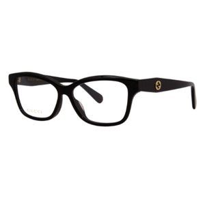 Authentic Gucci Eyeglasses GG0801OA 001 Black Cat Eye Frames 54MM RX-ABLE
